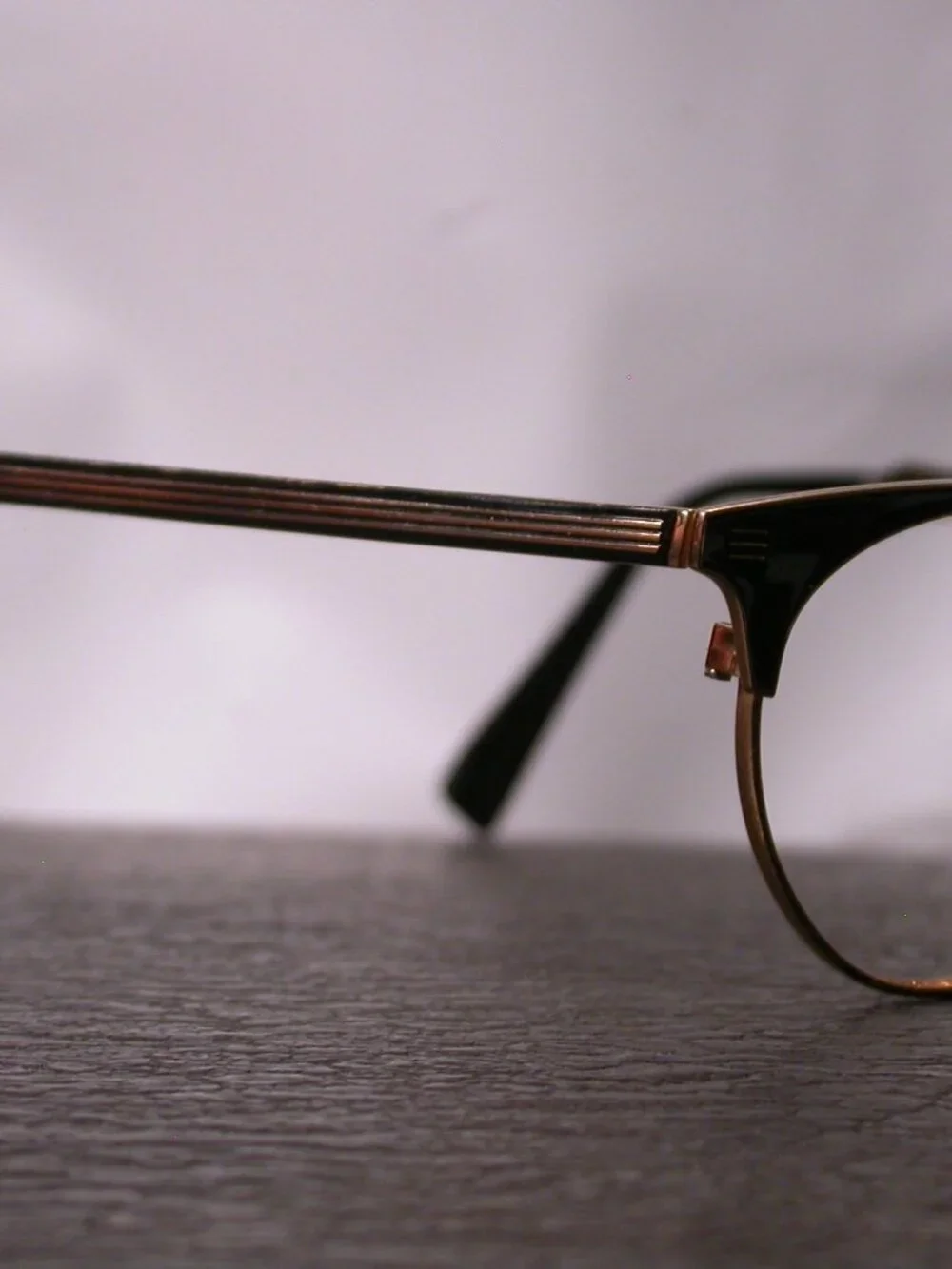Seraphin Brookview Black and Gold Eyeglasses Frames Hand Made in Japan